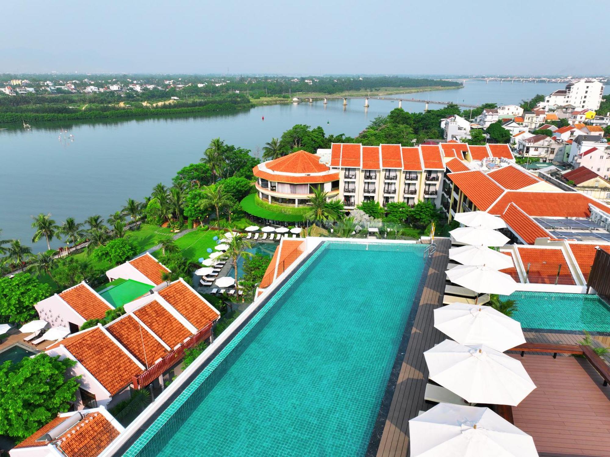 Bel Marina Hoi An Resort Exterior foto View of the resort